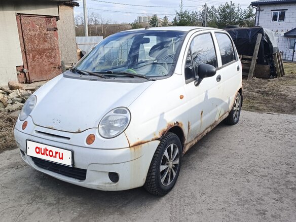 2012 Daewoo Matiz I Рестайлинг, белый, 90000 рублей - вид 1