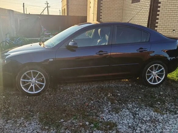 2008 Mazda 3 I (BK) Рестайлинг, синий - вид 6