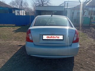 2008 Hyundai Verna II, голубой, 400000 рублей, вид 3