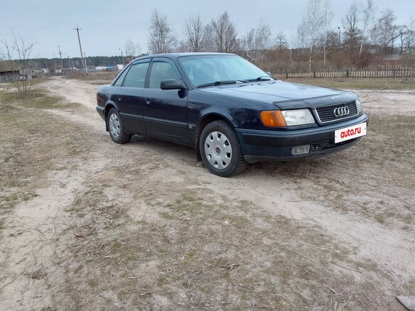 1991 Audi 100 IV (C4), синий, 320000 рублей - вид 15