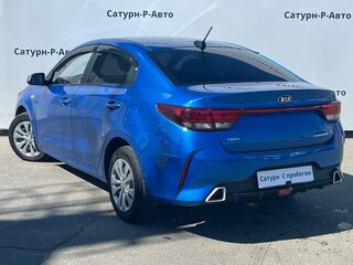 2021 Kia Rio IV Рестайлинг, синий, 1750000 рублей, вид 4