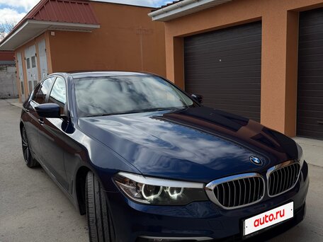 2020 BMW 5 серии 520d VII (G30/G31/G38), синий, 3700000 рублей, вид 2