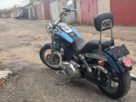 2010 Harley-Davidson Dyna Super Glide, синий, 870000 рублей, вид 4