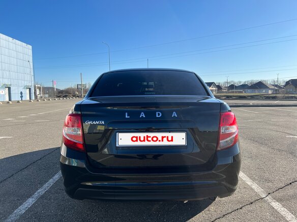 2022 Lada (ВАЗ) Granta I Рестайлинг, чёрный, 770000 рублей - вид 5