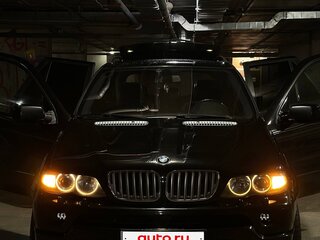 2004 BMW X5 4.4i I (E53) Рестайлинг, чёрный, 1200000 рублей, вид 2