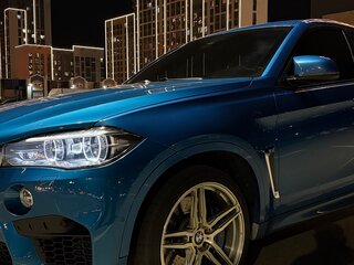 2016 BMW X6 M II (F86), голубой, 3480000 рублей, вид 4
