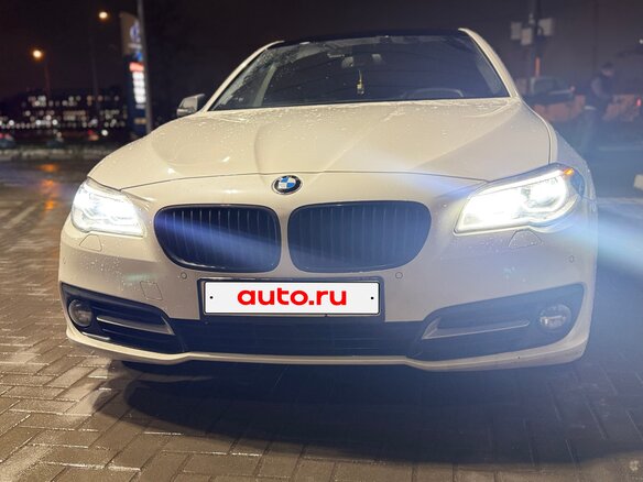 2016 BMW 5 серии 520d VI (F10/F11/F07) Рестайлинг, белый, 2650000 рублей - вид 1