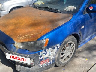 2008 Mitsubishi Lancer X, синий, 1000630 рублей, вид 3