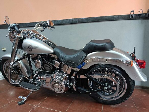 2009 Harley-Davidson Fat Boy, серый, 870000 рублей - вид 14