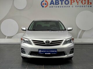 2012 Toyota Corolla X (E140, E150) Рестайлинг, серебристый, 1199000 рублей, вид 3