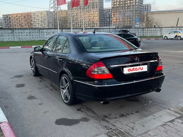 2007 Mercedes-Benz E-Класс 230 III (W211, S211) Рестайлинг, чёрный - вид 3