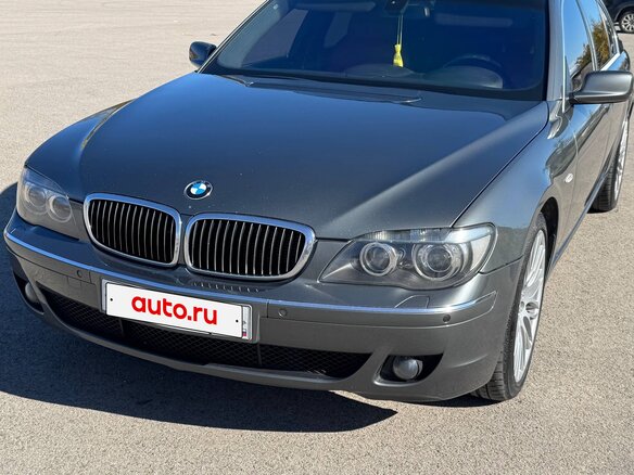 2005 BMW 7 серии Long 740Li IV (E65/E66) Рестайлинг, серый, 1500000 рублей - вид 7