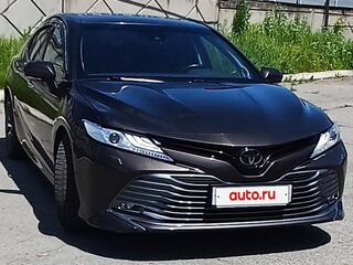 2019 Toyota Camry VIII (XV70), коричневый, 3100000 рублей, вид 2