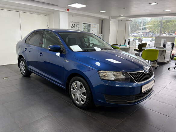 2019 Skoda Rapid I Рестайлинг, синий - вид 2