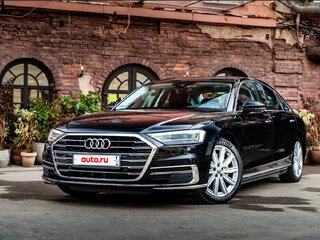 2020 Audi A8 Long 50 TFSI IV (D5), чёрный, 9200000 рублей, вид 2