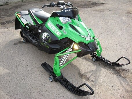 2010 Arctic Cat Sno Pro, зелёный, 400000 рублей, вид 4