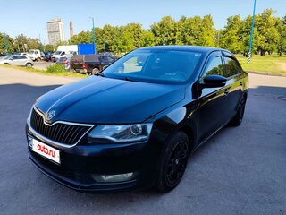 2017 Skoda Rapid I Рестайлинг, чёрный, 850000 рублей, вид 3