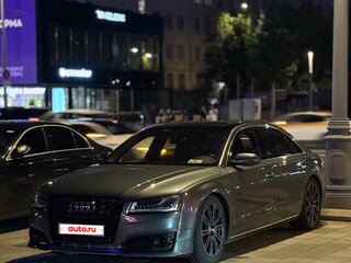 2014 Audi A8 Long III (D4) Рестайлинг, серый, 3550000 рублей, вид 1