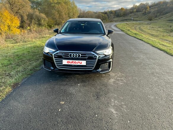 2020 Audi A6 45 TFSI V (C8), чёрный, 3850000 рублей - вид 3