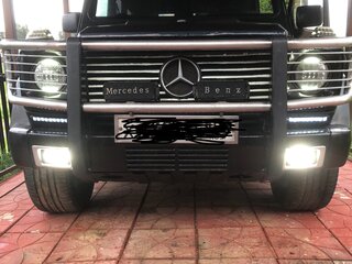 1998 Mercedes-Benz G-Класс 500 Euro 2 II (W463), чёрный, 1500000 рублей, вид 3