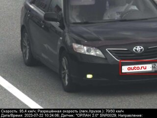 2007 Toyota Camry VI (XV40), чёрный, 1200000 рублей, вид 3