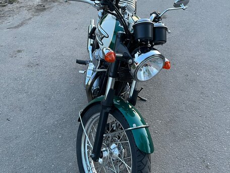 2007 Triumph Bonneville T100, зелёный, 550000 рублей, вид 4