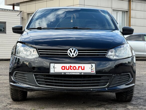 2013 Volkswagen Polo V, чёрный, 439999 рублей - вид 1