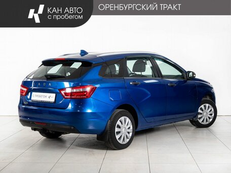 2021 Lada (ВАЗ) Vesta SW I, синий, 1087000 рублей, вид 3