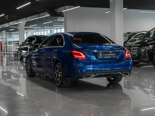 2019 Mercedes-Benz C-Класс 180 IV (W205) Рестайлинг, синий, 3150000 рублей, вид 4