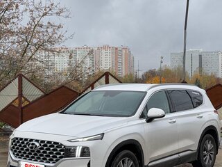 2021 Hyundai Santa Fe IV Рестайлинг, белый, 3500000 рублей, вид 1