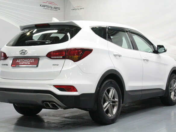 2018 Hyundai Santa Fe III Рестайлинг, белый - вид 4