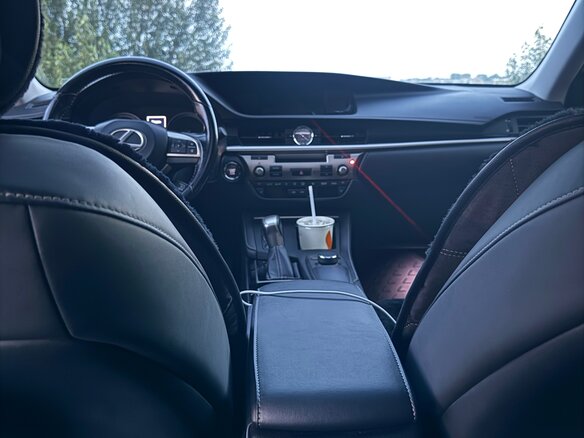 2015 Lexus ES 200 VI Рестайлинг, синий, 2450000 рублей - вид 7