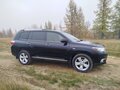 2013 Toyota Highlander II (XU40) Рестайлинг, чёрный - вид 3
