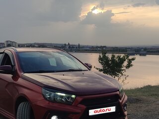 2018 Lada (ВАЗ) Vesta SW I, красный, 880000 рублей, вид 4