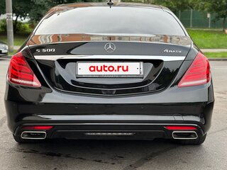 2015 Mercedes-Benz S-Класс 400 Long VI (W222, C217), чёрный, 3050000 рублей, вид 4
