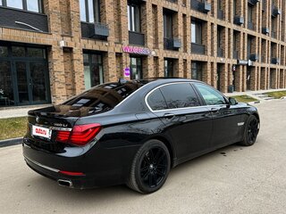 2014 BMW 7 серии Long 750Li xDrive V (F01/F02/F04) Рестайлинг, чёрный, 1650000 рублей, вид 4