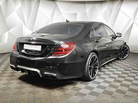 2017 Mercedes-Benz S-Класс AMG 63 AMG Long III (W222, C217) Рестайлинг, чёрный, 7100000 рублей, вид 2