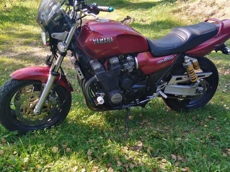 1995 Yamaha XJR1200, красный, 300000 рублей, вид 1