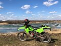 2003 Kawasaki KLX 250, зелёный, 250000 рублей - вид 2