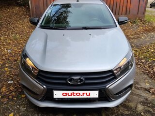 2019 Lada (ВАЗ) Vesta I, серебристый, 900000 рублей, вид 1