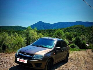 2015 Lada (ВАЗ) Granta I, коричневый, 420000 рублей, вид 1