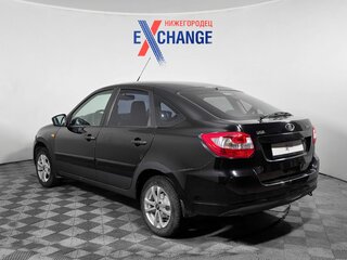 2014 Lada (ВАЗ) Granta I, чёрный, 282000 рублей, вид 5