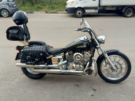 2003 Yamaha XVS400 Drag Star, чёрный, 350000 рублей, вид 2