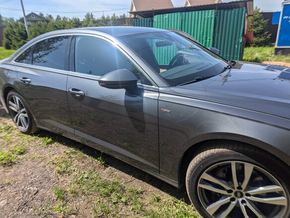 2021 Audi A6 45 TFSI V (C8), серый, 4650000 рублей - вид 8