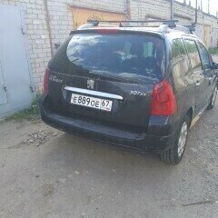 2007 Peugeot 307 I Рестайлинг, чёрный, 218000 рублей, вид 3