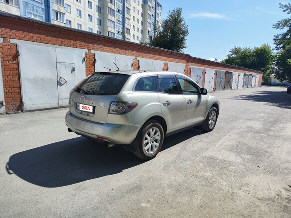 2007 Mazda CX-7 I, серебристый, 825000 рублей - вид 4