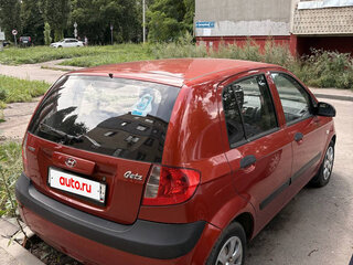 2008 Hyundai Getz I Рестайлинг, красный, 530000 рублей, вид 3