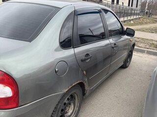 2008 Lada (ВАЗ) Kalina I, серый, 110000 рублей, вид 4