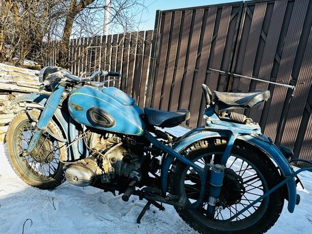 1963 Урал M-72, синий, 600000 рублей, вид 4