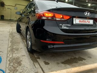 2016 Hyundai Elantra VI (AD), чёрный, 1250000 рублей, вид 3